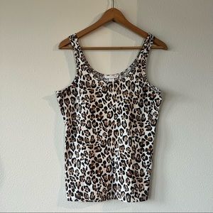 Victoria’s Secret Leopard tank top.